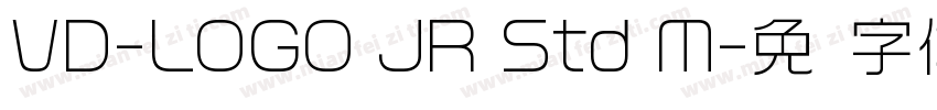 VD-LOGO JR Std M字体转换